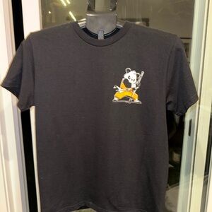 Panda Graphic Black Tee